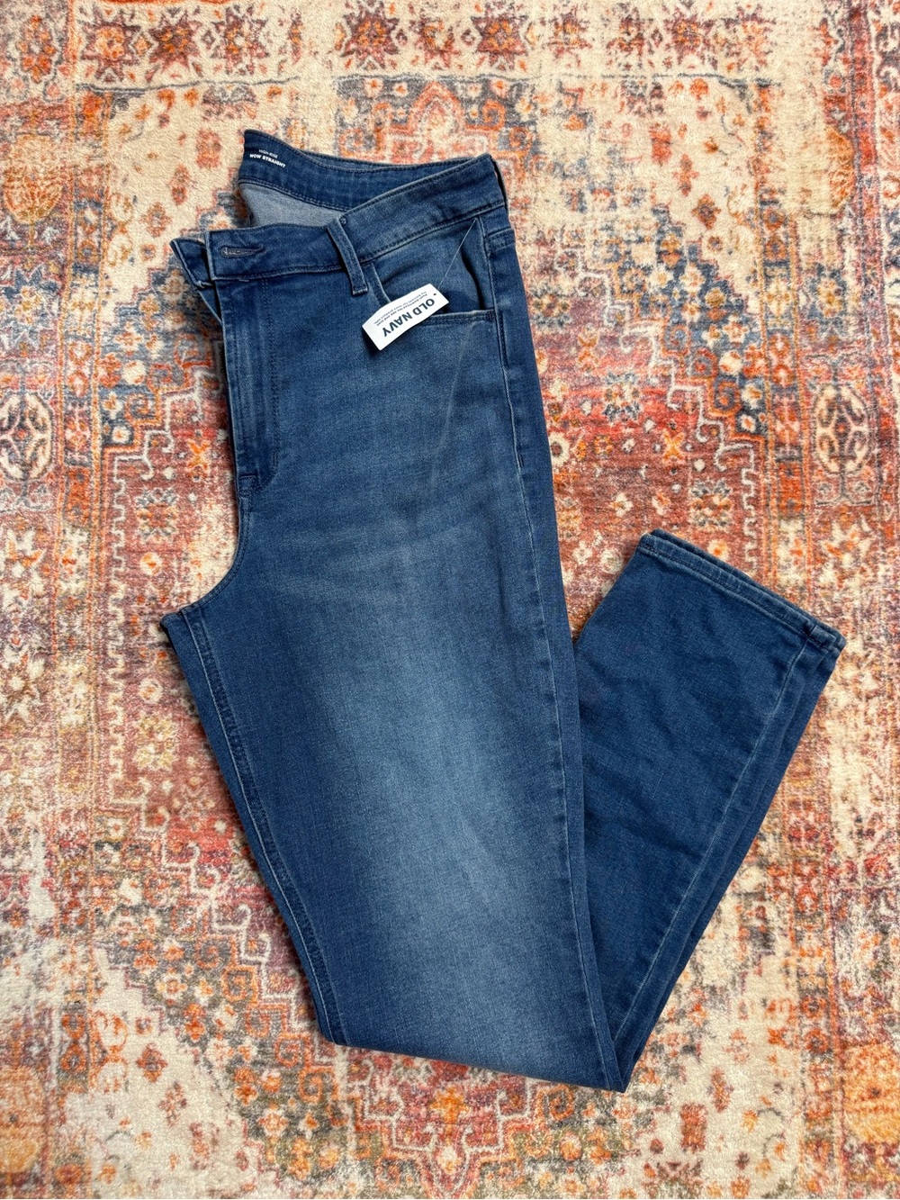 Old Navy High-Rise Wow Straight Jeans Size 14 Tall NWT